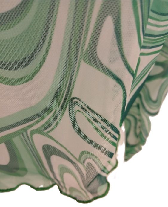 Camicette: Trendige Bluse grün gemustert Gr. L- transparent – Nuovo e nell'imballaggio originale da Glattbrugg venduto da majuska01 4
