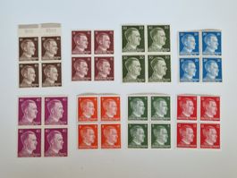 Deutsches Reich Briefmarken Adolf Hitler Blöcke postfrisch