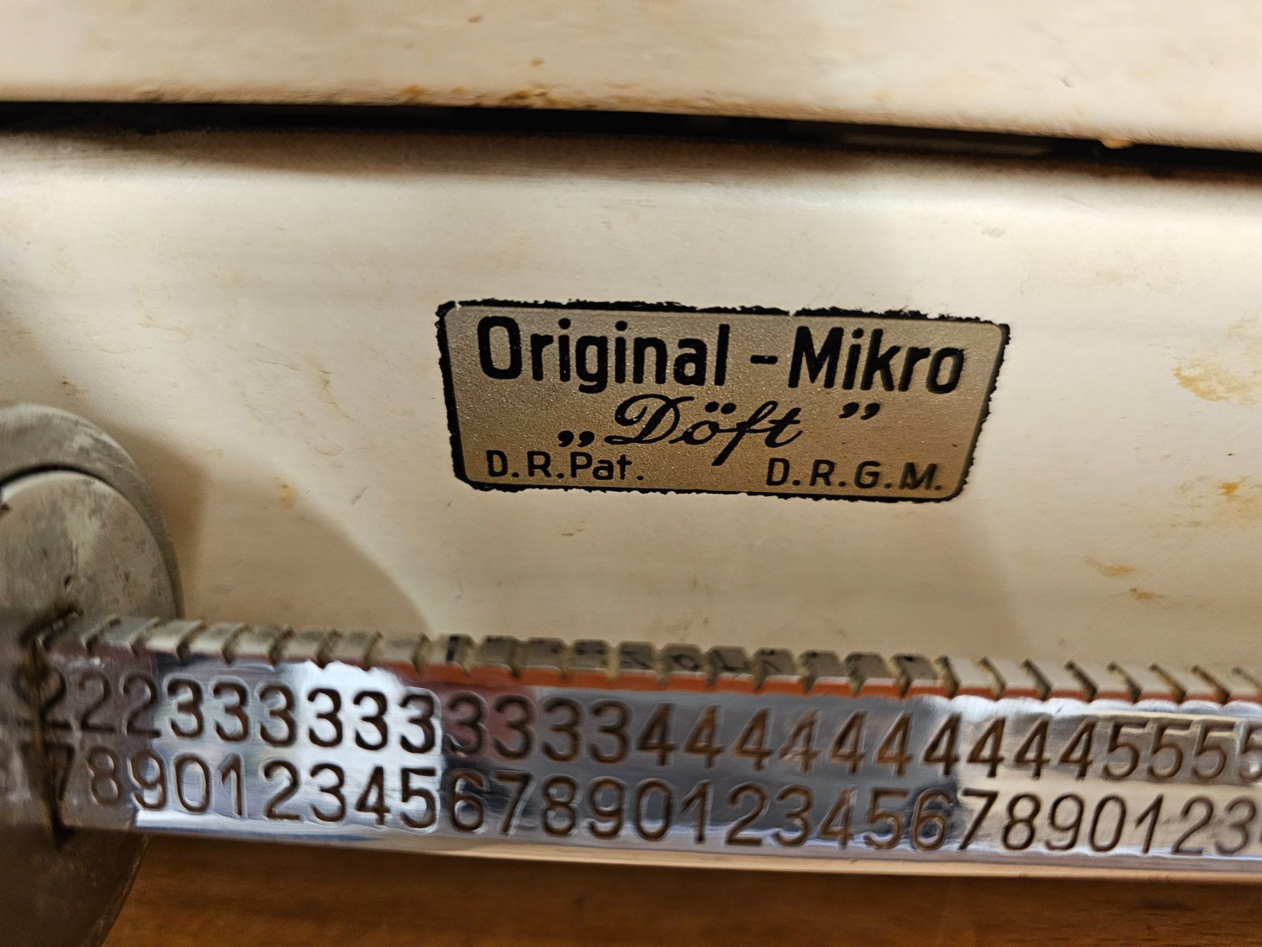 Waagen und Gewichte: Antike Waage Original-Mikro Döft Waage – Gebraucht aus Sirnach von windrad65 1
