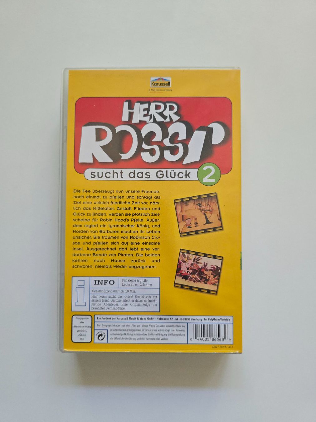 Tutti i VHS: VHS Herr Rossi sucht das Glück 2 – Usato da Dättlikon venduto da Wundertuete_ 1