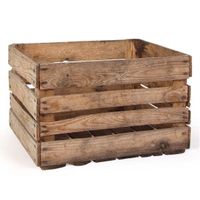 12 Holzkisten Vintage, stabil gebaut (Harrasse)