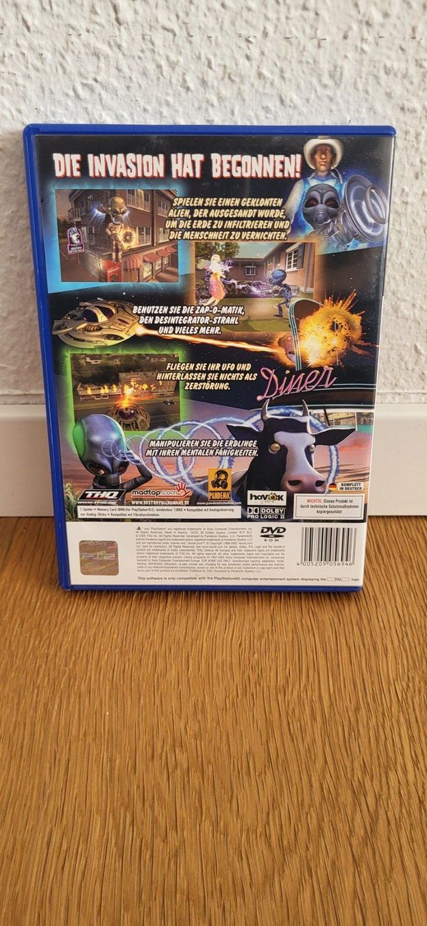 Sony Giochi: PS2 - Destroy All Humans! – Usato da Münsingen venduto da Heroism2010 1