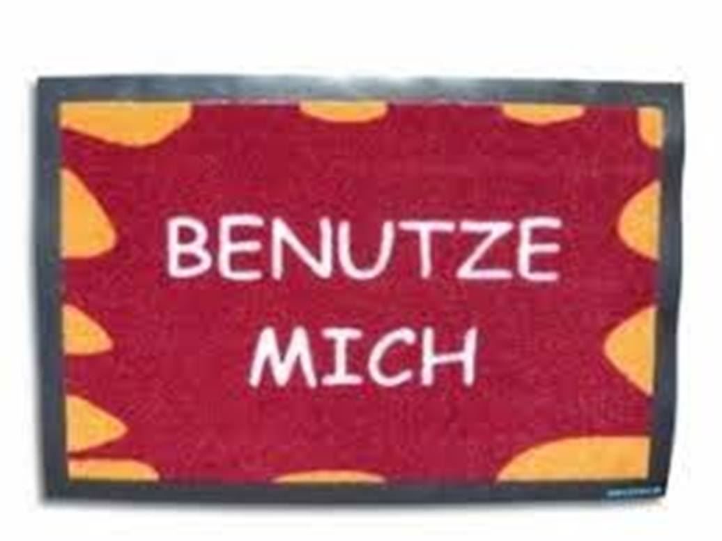 Maisons du monde Teppiche: Fussmatte - BENUTZE MICH – Neu und originalverpackt aus Rupperswil von big-one-sale