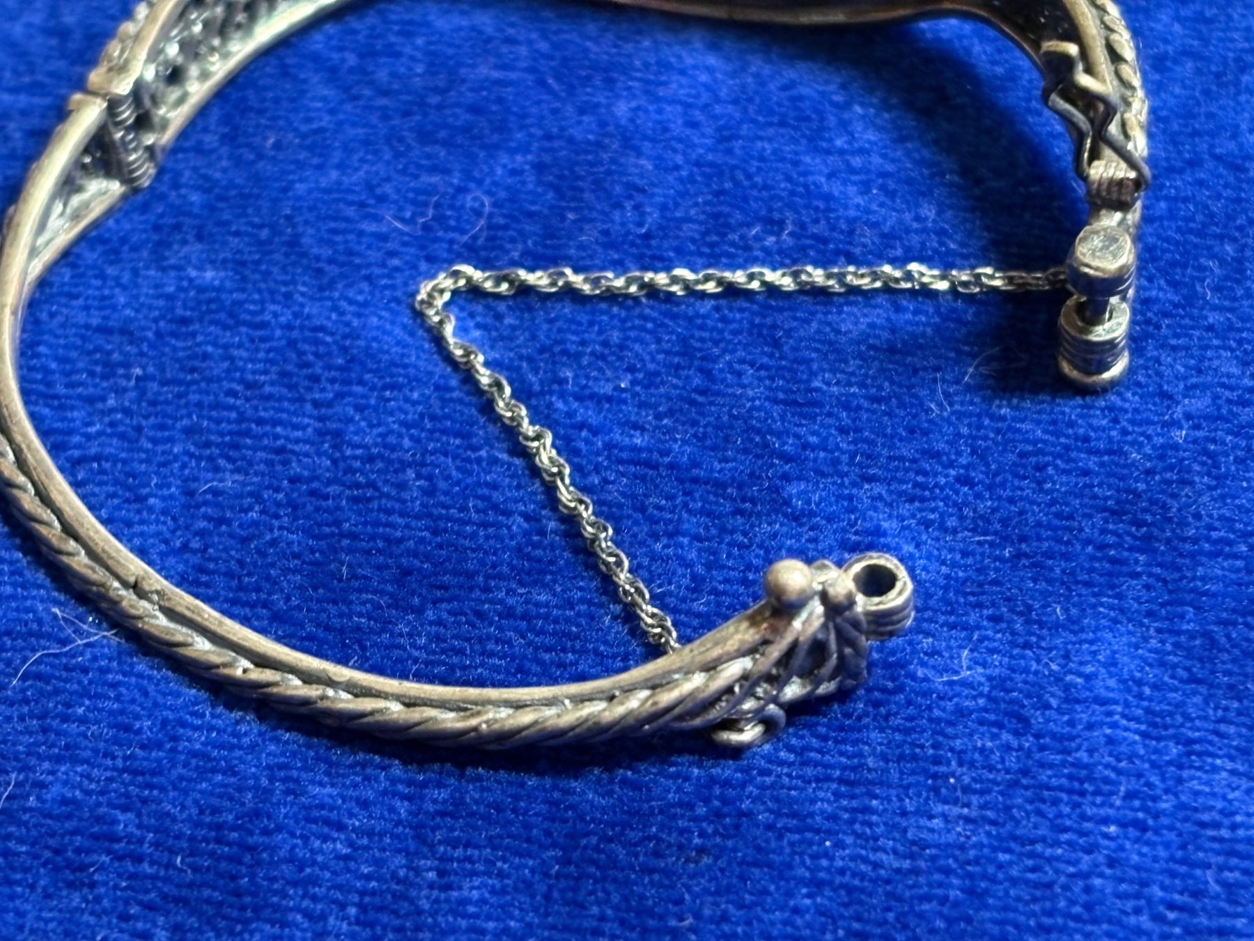 Bracciali & Braccialetti: Wunderschöne Armspange 800 Silber mit BernsteinFrau – Usato da St. Peterzell venduto da verena40 2