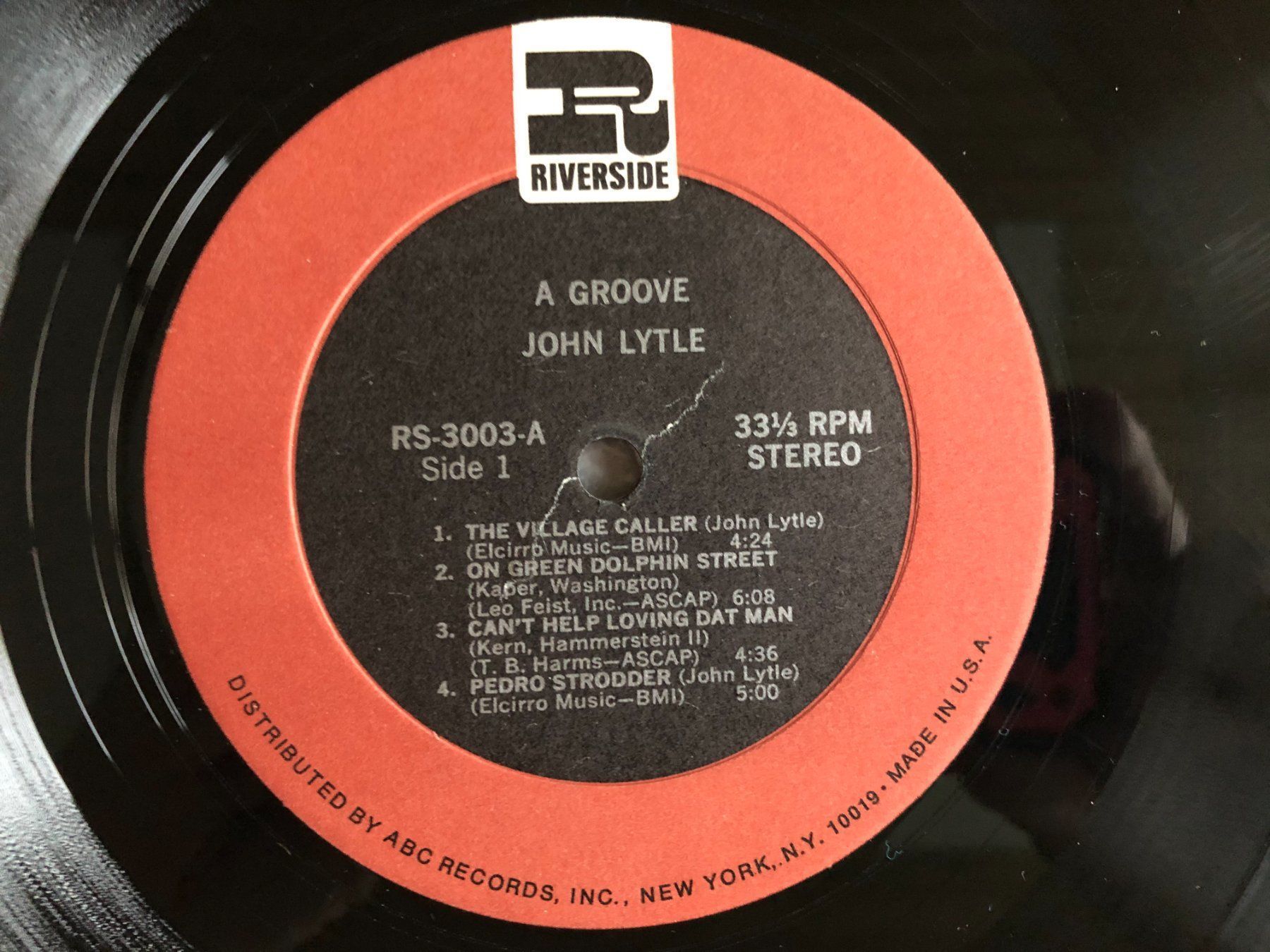 Schallplatten: JOHNNY LYTLE - A Groove (RE) – Gebraucht aus Zufikon von mirageg5 3