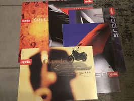 Aprilia Verkaufsprospekte 5 Stück
