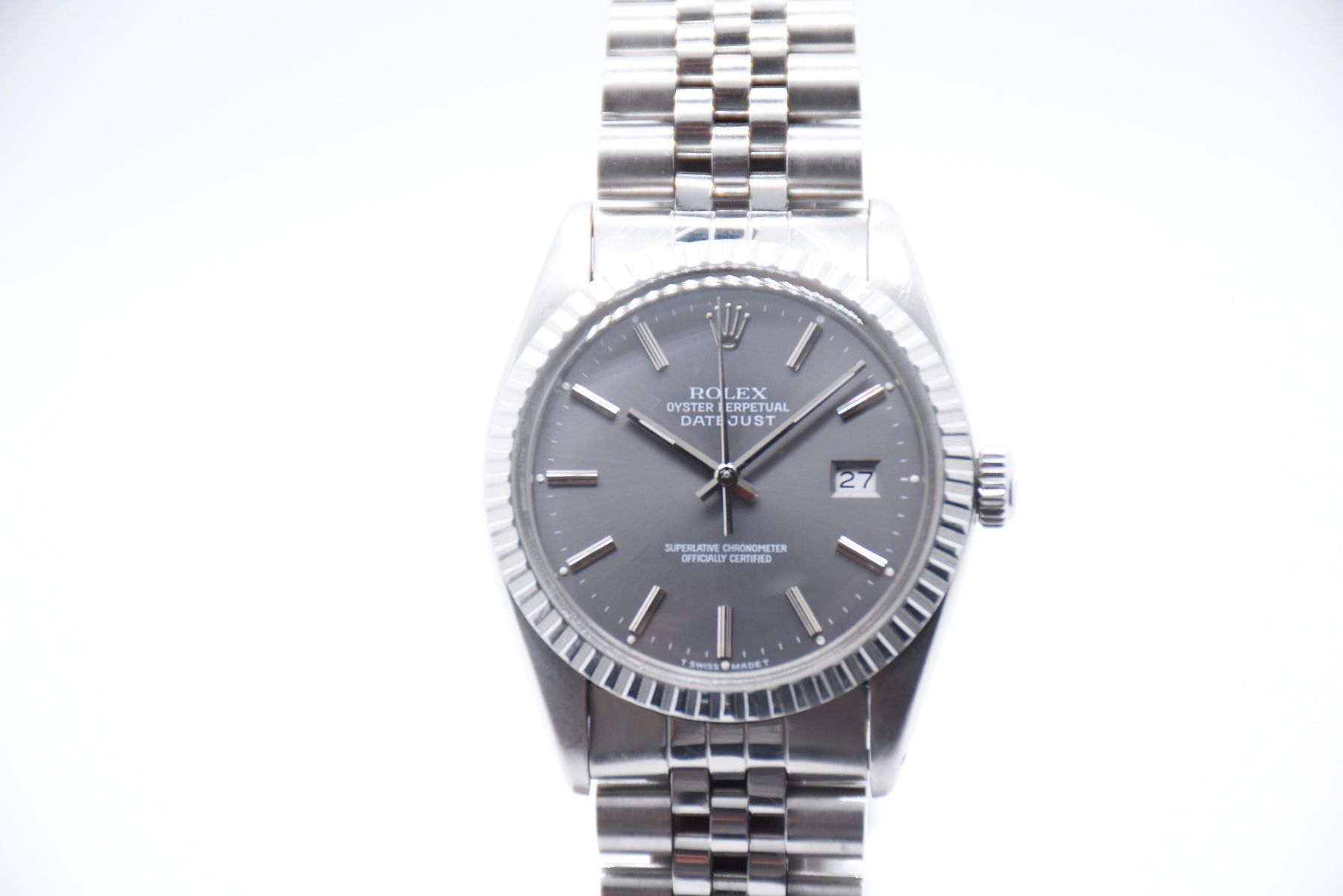 Rolex Uhren: Rolex Datejust 36 Vignette Dial Ref. 16030 – Gebraucht aus Zug von  7