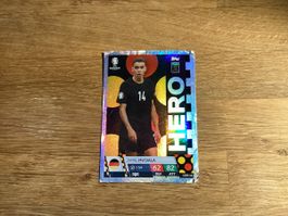 Rare Topps Match Attax EURO 2024 Germany: Jamal Musiala Hero