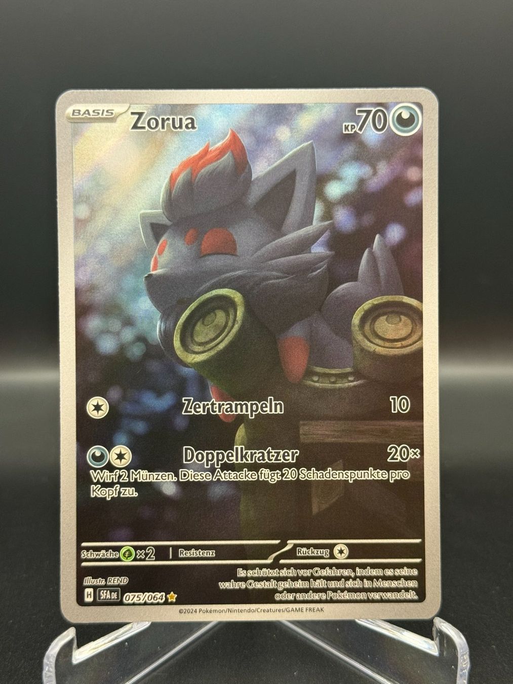 Pokémon Sammelbilder & Trading cards: Zorua (SFA 075) – Gebraucht aus Birmensdorf ZH von SnorlaxMail