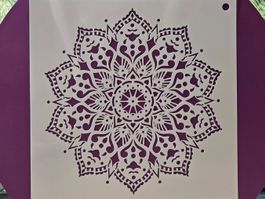 Schablone Mandala 🎨✨️