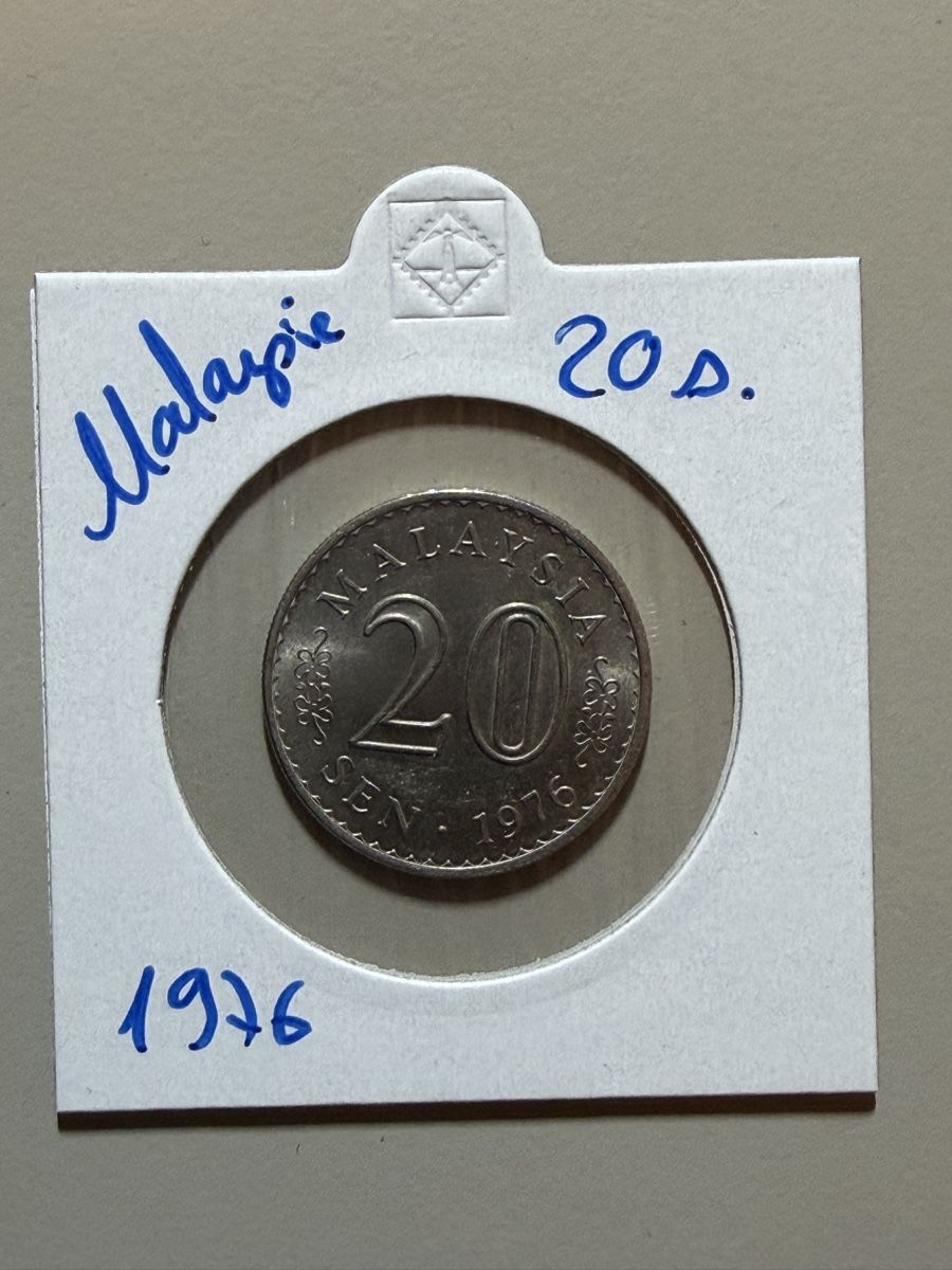 Alle Münzen: Malaysia - 20 centimes - 1976 – Gebraucht aus Payerne von Mike1682