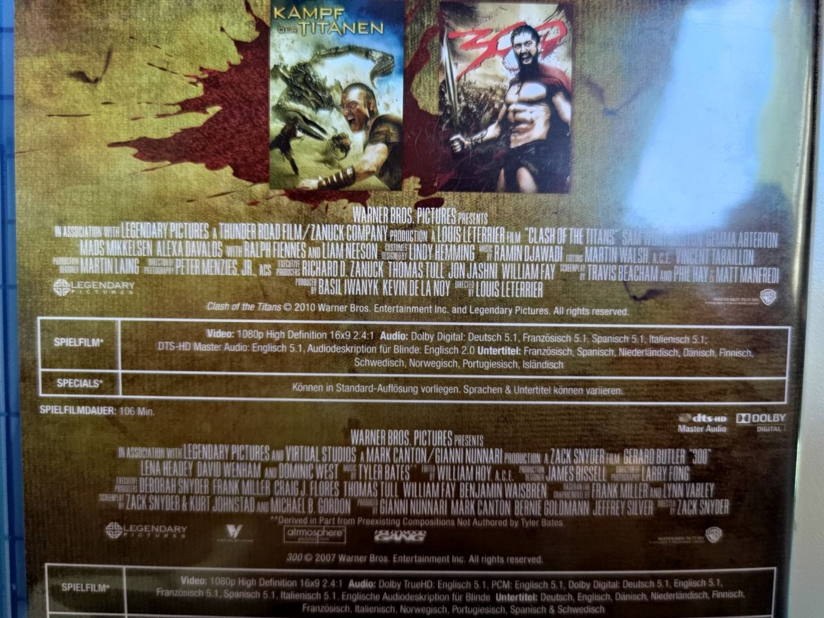 Tutti i DVDs: Kampf der Titanen & 300 – Usato da Liestal venduto da Kratzilla 3