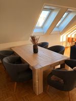 Holztisch massiv Landhausstil +Stühle 200cm gebraucht