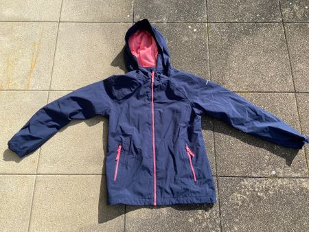 Icepeak: Regenjacke blau mit pink,  Gr. 164