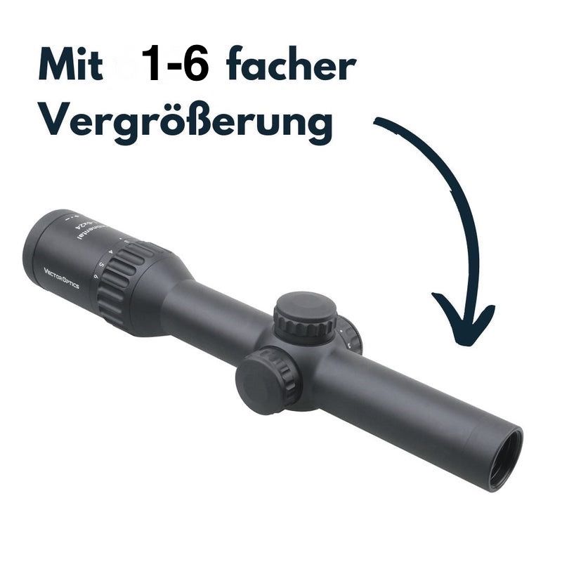 Schweizer Armee Armi bianche: Zielfernrohr Vector Optics Continental 1-6x24SFP – Nuovo e nell'imballaggio originale da Emmen venduto da Pat-LU 2
