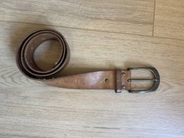 Ledergürtel braun Vintage Stil