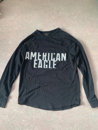 American Eagle Long Sleeve, Grösse L, Schwarz