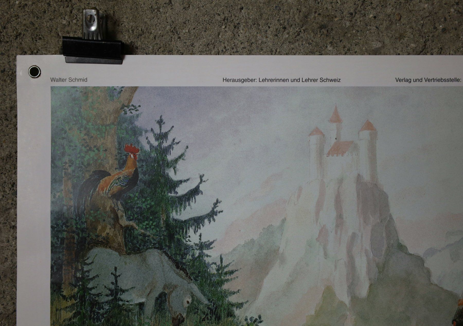 Foto & Immagini: Schulwandbild, Schulbild "Märchen" Walter Schmid – Usato da Birrwil venduto da brandschatz_birrwil 2