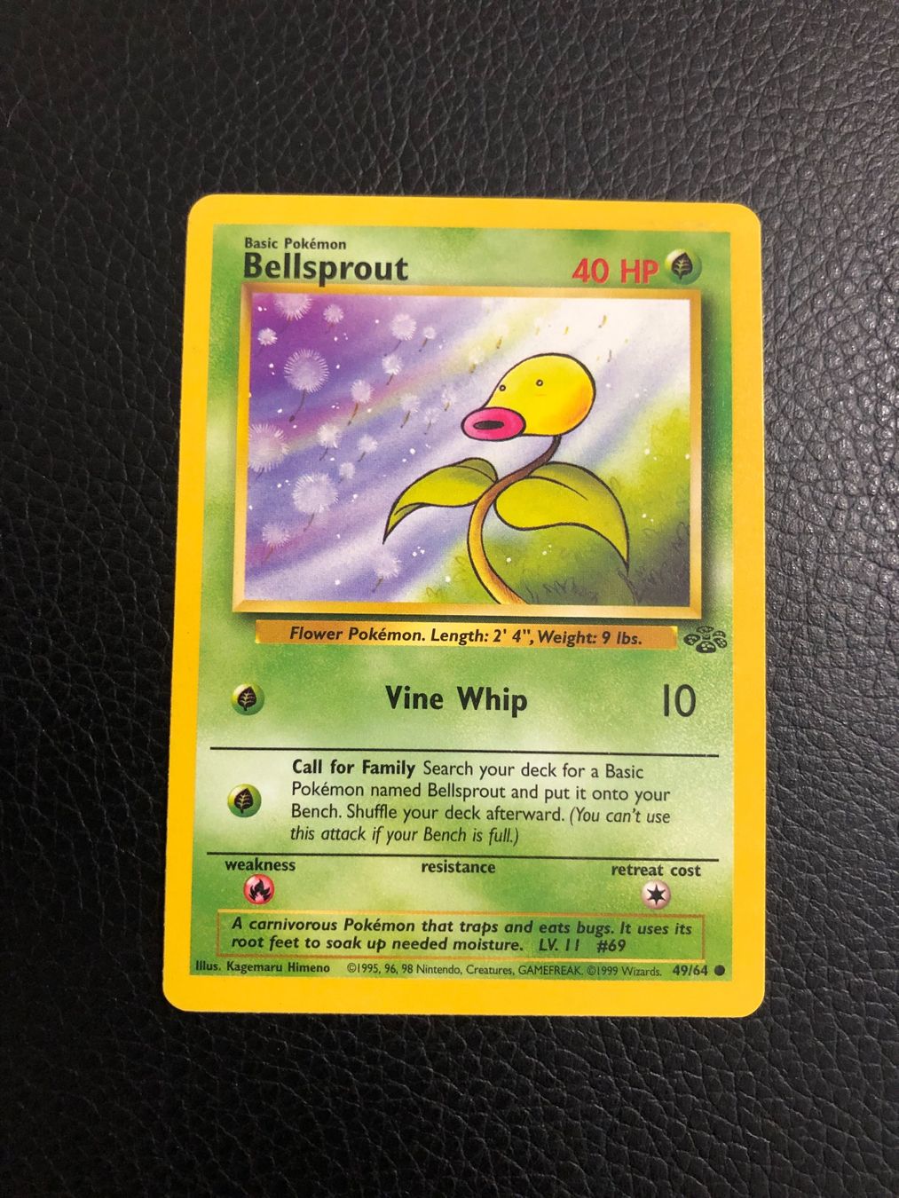 Pokémon Carte collezionabili: 1999 Jungle Bellsprout 49/64 Ab 1 – Usato da Paradiso venduto da Pkmn10