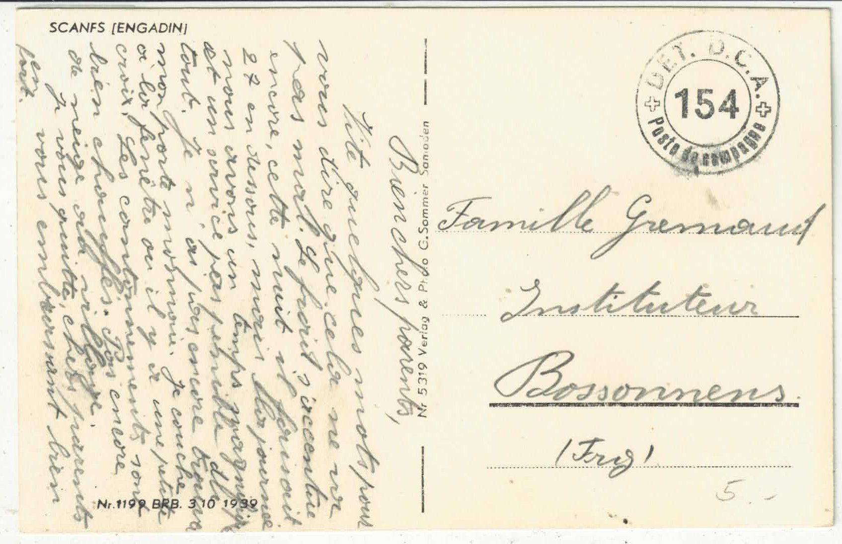 Cartes postales: Scanfs im Winter – D'occasion à Ettingen par Kartenplanet 1