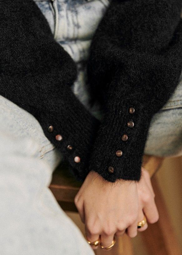 Sezane Pullover & Sweatshirts: Sezane pull Louise noir XS – Gebraucht aus Bevaix von _estelleb__ 1