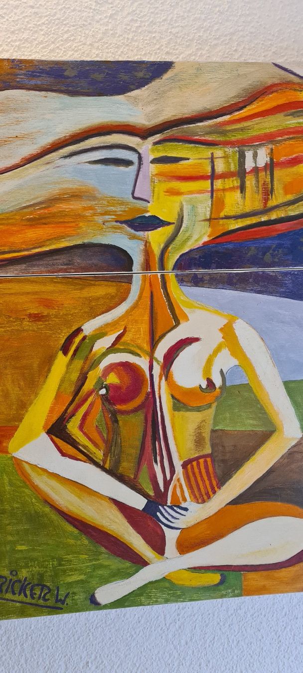 Gemälde: Modernes Gemälde - Ballerina von W. Stricker – Neu (gemäss Beschreibung) aus Füllinsdorf von Sternenblick19 2