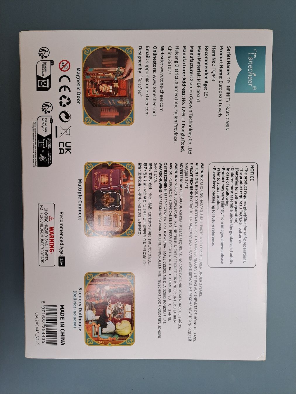 Puzzle: Puzzle 3D Infinity Train Cabin nuovo 556 pezzi – Nuovo e nell'imballaggio originale da Breno venduto da ann_rbw5 1