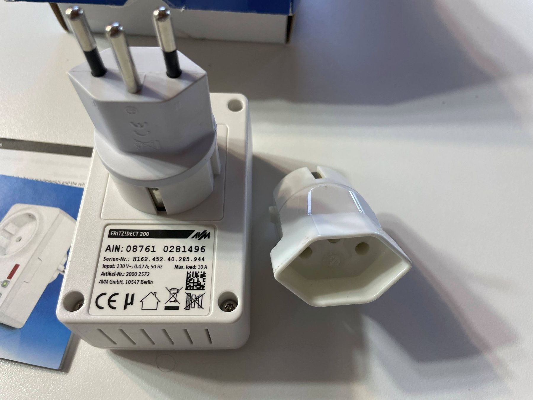 Fritz Spine: AVM FRITZ!DECT 200 - intelligente Steckdose – Usato da Affeltrangen venduto da Mowgli_123 2