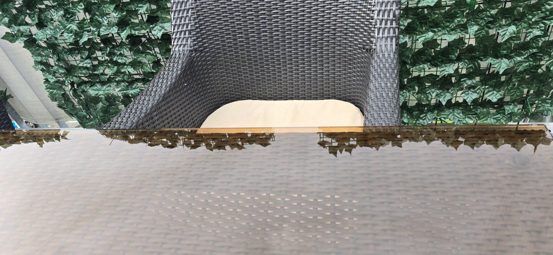 Pfister Set di tavolo e panche: Gartentisch inkl. 4 Stühle aus Rattan – Usato da Winterthur venduto da alm_p7zs 6