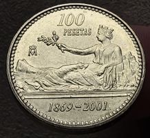 SPANIEN 100 PESETAS 2001 UNZ.