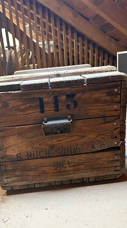 Cassapanche: Alte rustikale Holztruhe  – Usato da Biel/Bienne venduto da bza_b2vc 1
