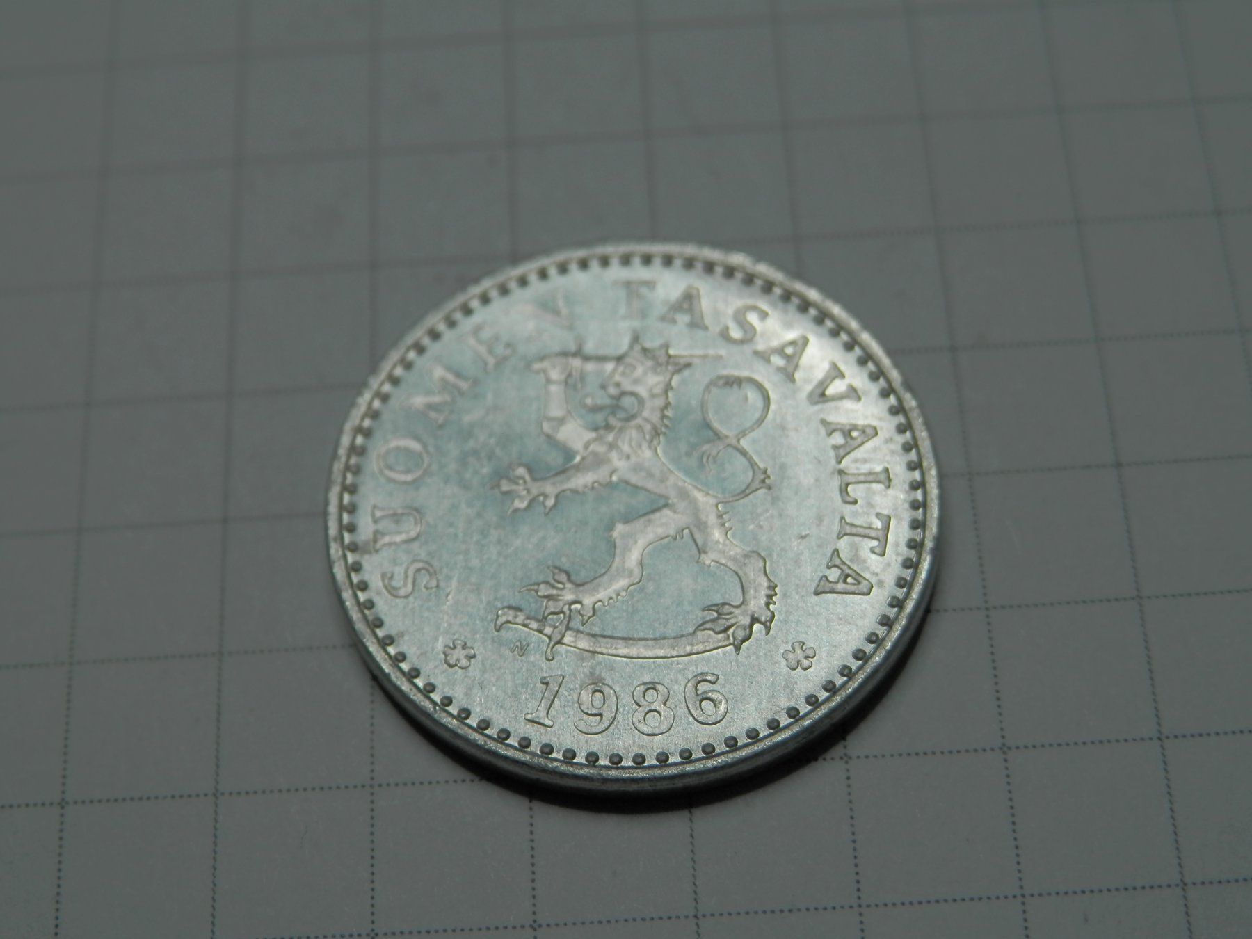 Tutti le monete: Finnland 10 Penny, 1986 – Usato da Weiach venduto da weiach81