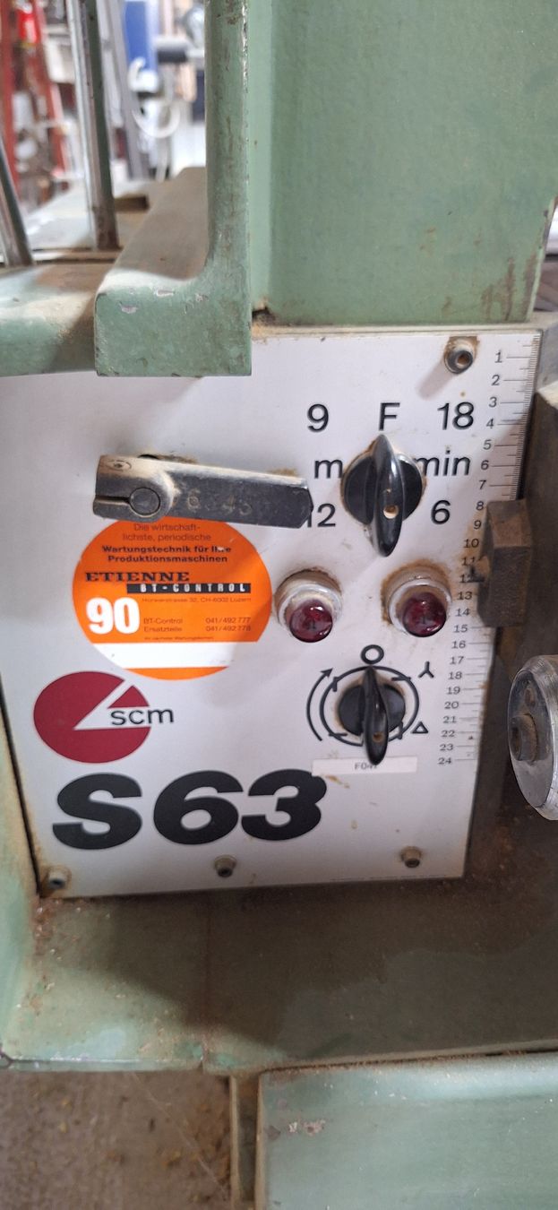 SCM Tutte le macchine: SCM S63 Dickenhobel – Usato da Kloten venduto da WOODStudio 1