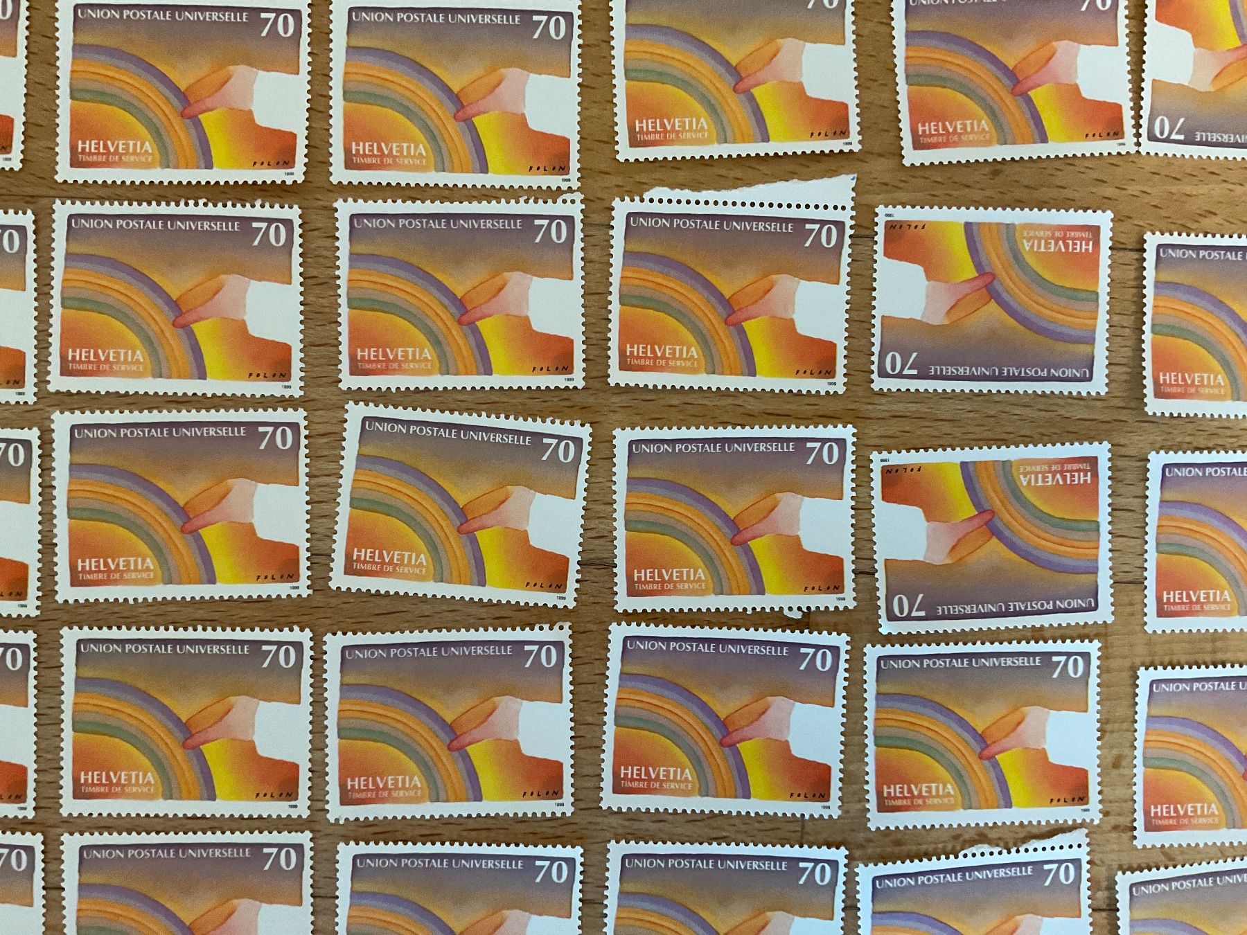 Tutti i francobolli: 70Fr Ämter Frankaturware ungestempelt postfrisch Sammlung – Nuovo (secondo la descrizione) da Wil SG venduto da Chefsugus 5