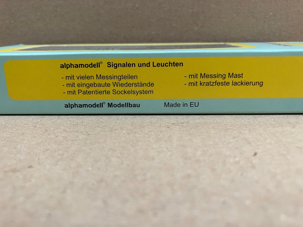 Modelleisenbahnen: Alphamodell H0 6260 SBB + CFF Vorsignal, mit 4 Licht – Neu (gemäss Beschreibung) aus Neuendorf von sitek071 3