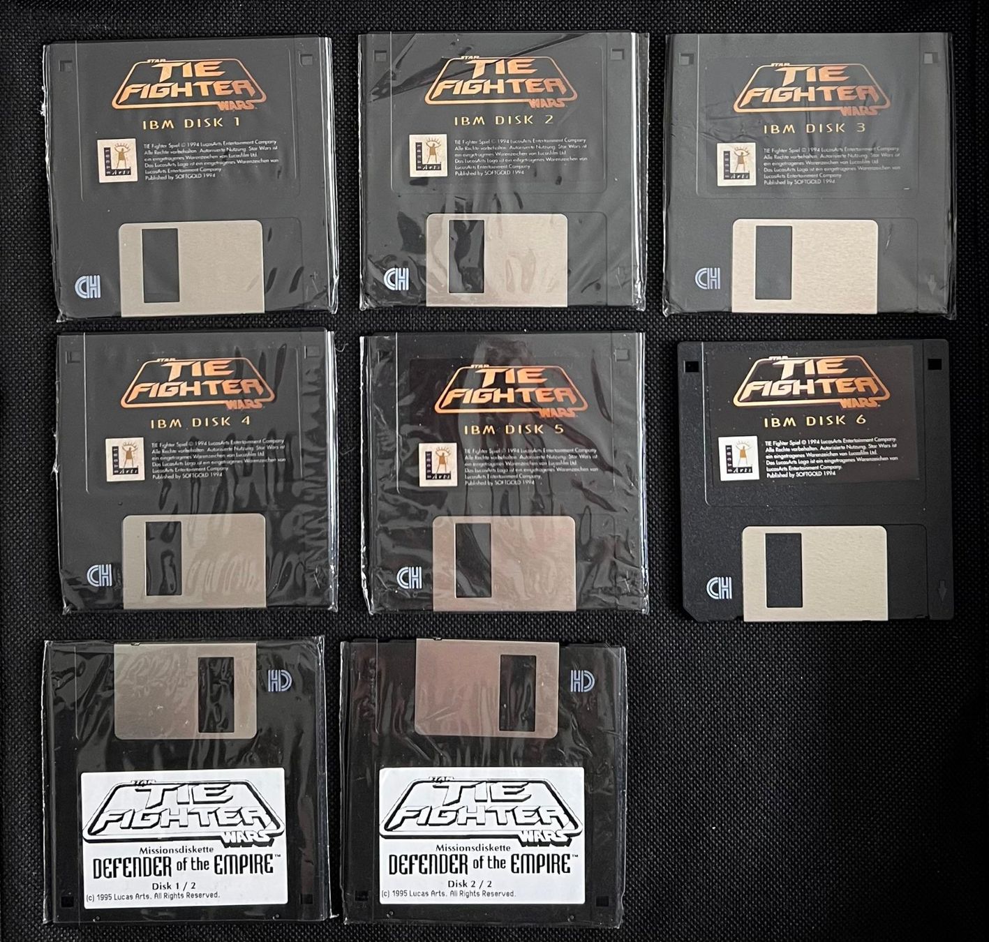 Giochi: PC Big Box Star Wars Tie Fighter Floppy Version – Usato da Schachen LU venduto da retrogamer 3