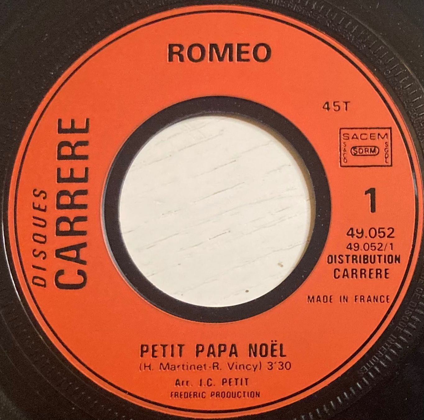 Schallplatten: ROMEO - PETIT PAPA NOEL – Gebraucht aus Poliez-Pittet von Newtown-Records 2