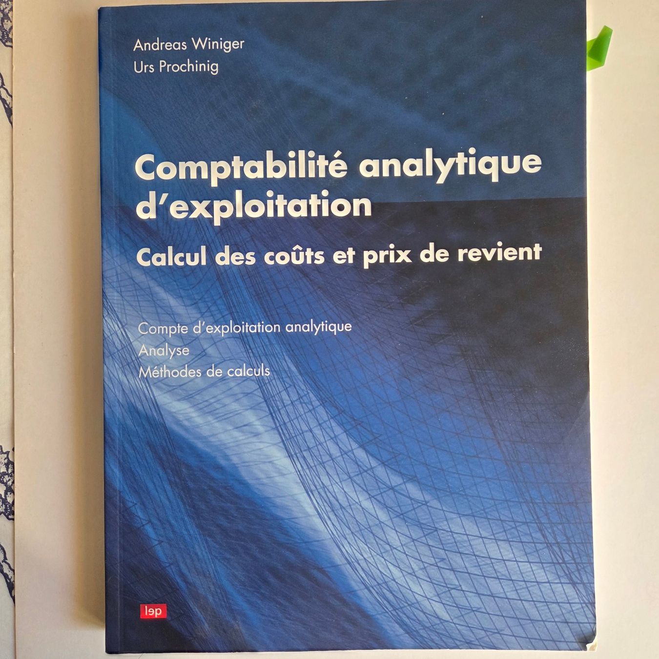 Libri: Comptabilité analytique d'exploitation Prochinig – Usato da Conches venduto da mrp_qpt5