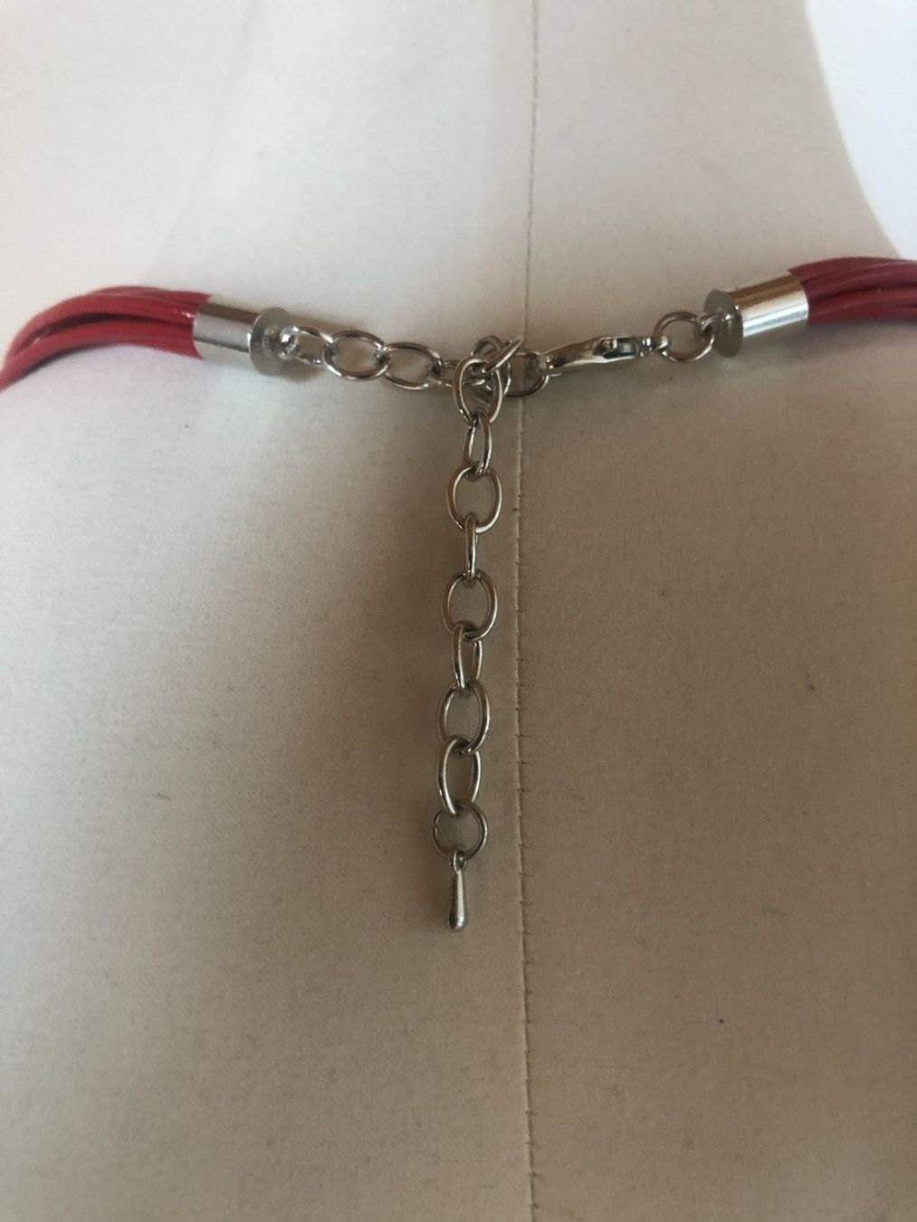 Catenine: Collier Leder rot – Nuovo e nell'imballaggio originale da Contra venduto da Oly_93 1