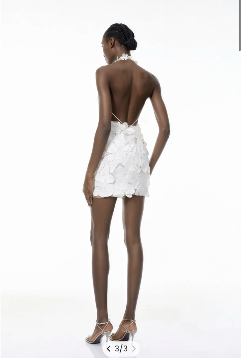 Kleider: Damen Kleid Blumenmuster Weiss – Neu (gemäss Beschreibung) aus Erlenbach ZH von Ma.Pi 1