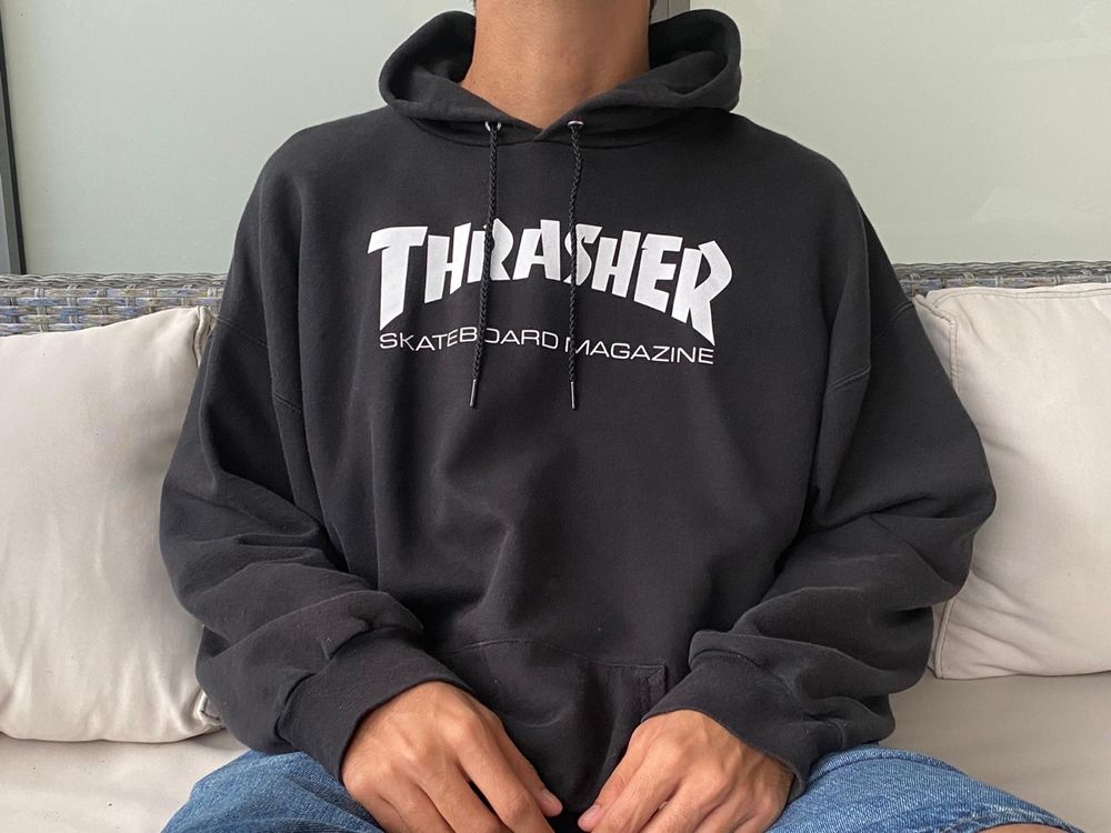 Thrasher pull noir hotsell