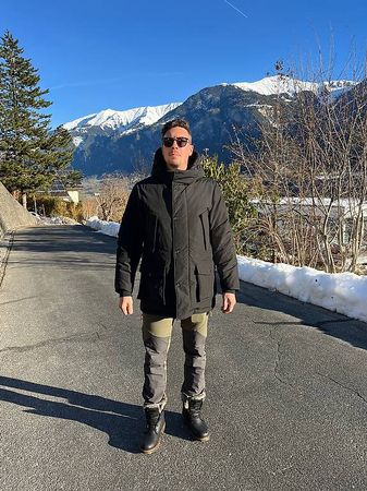 Woolrich Winterjacke für Herren, beidseitig tragbar, Gr. L