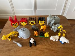 18 LEGO Duplo Zootiere Tiere Zoo