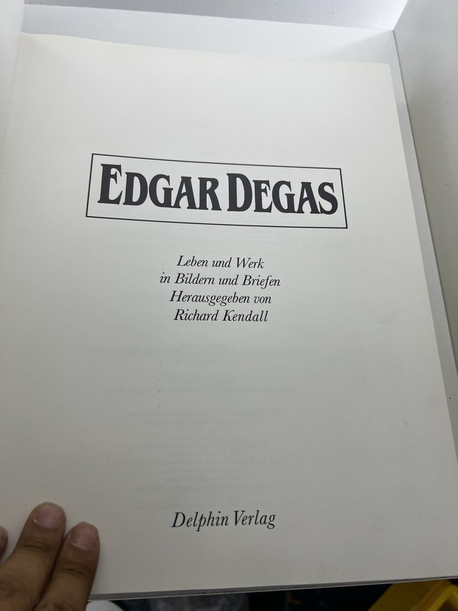 Libri: Edgar Degas – Usato da Wettingen venduto da NickInc 1