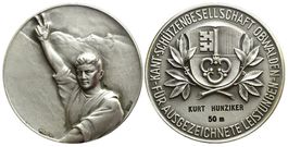 Obwalden, Silbermedaille o.J., Schützenfest, Pistole