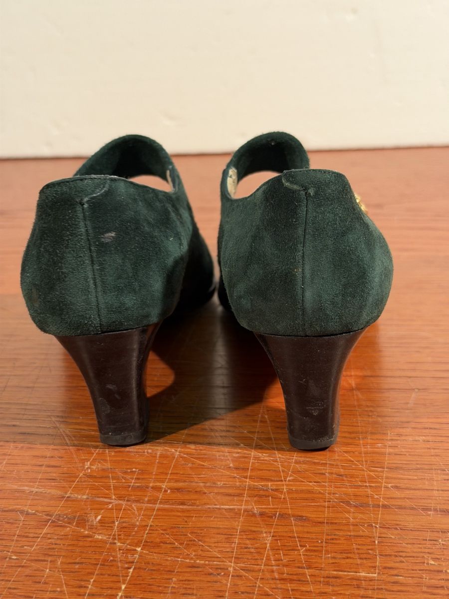 Bally Scarpe da donna: Chic Dark Green Suede Bally Pumps  – Usato da Lausanne venduto da vas_cdb2 2