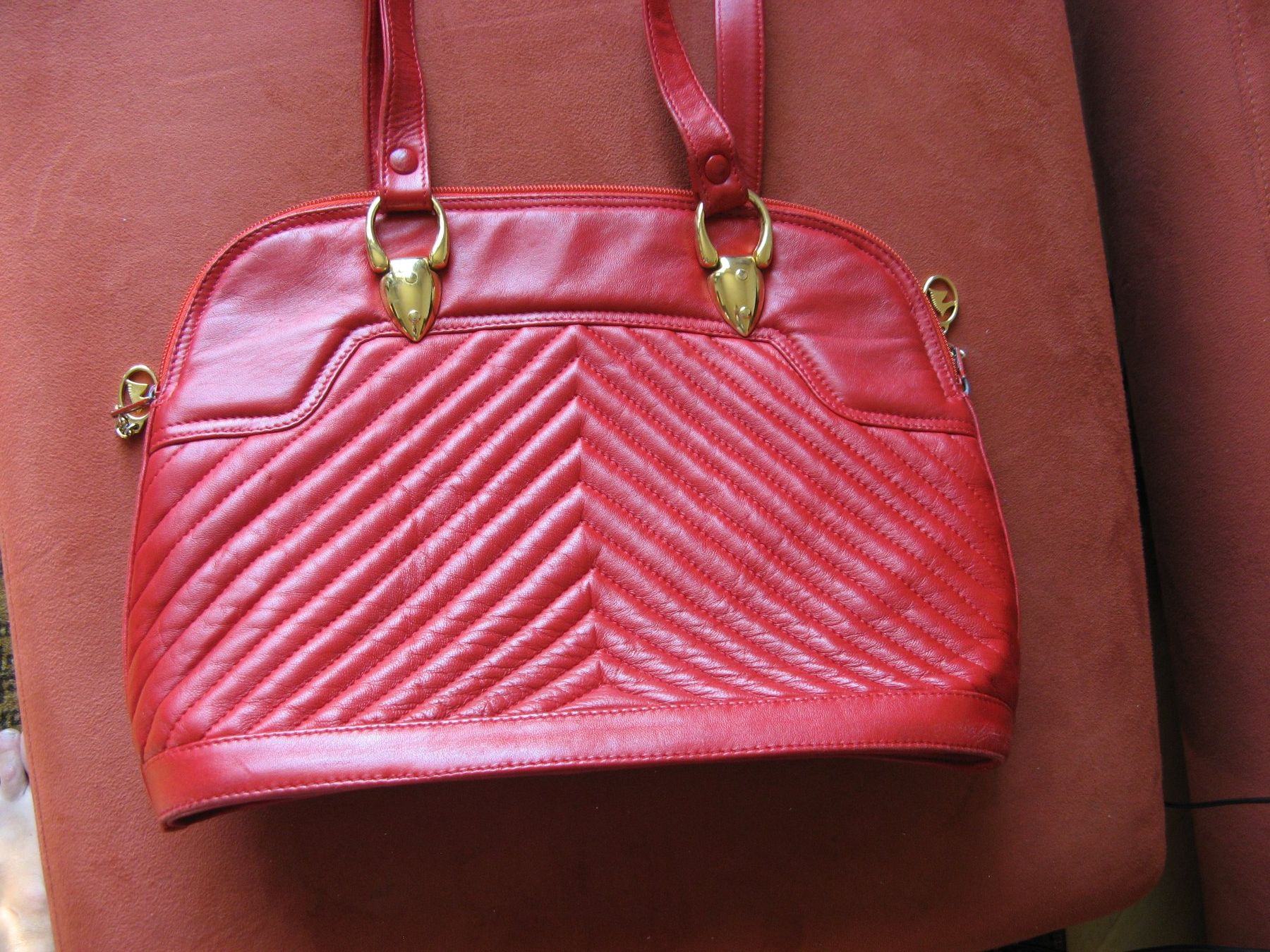 Borse da donna: leichte Handtasche rot – Usato da Zürich venduto da apil 3