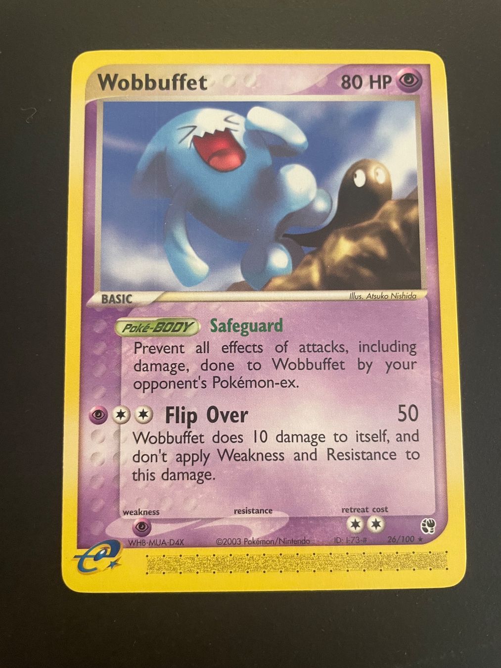 Pokémon Sammelbilder & Trading cards: Wobbuffet 26/100 Ex Sandstorm – Gebraucht aus Zürich von pokemon_cards