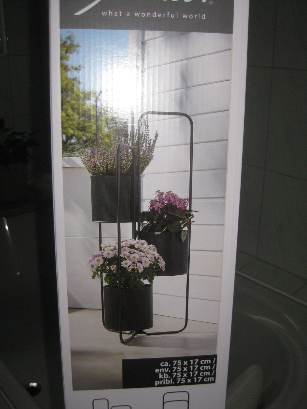 Toutes les décorations: Praktischer 3er Metall Blumenständer – Neuf avec emballage d'origine à Romanshorn par Wazoohandlung