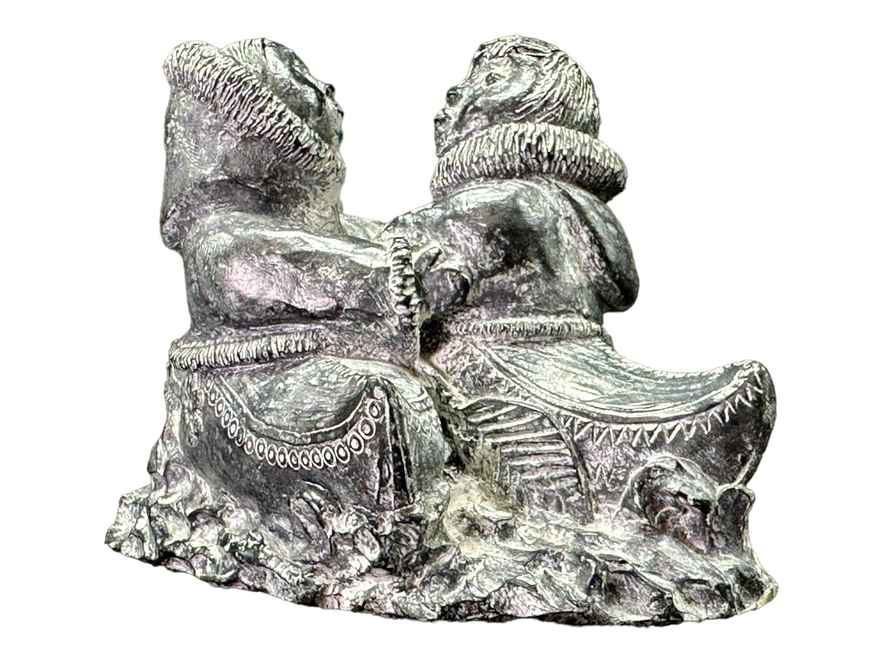 Skulpturen & Statuen: WOLF sculpture inuite originale en stéatite. Canada – Gebraucht aus Morges von magicle 6